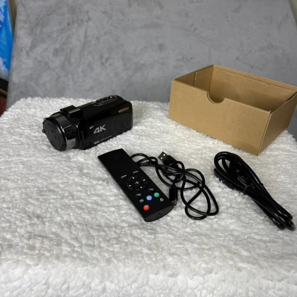 Vivitar 4K Digital Camcorder Built in WiFi 3 Inch Touch Screen Enhanced Zoom